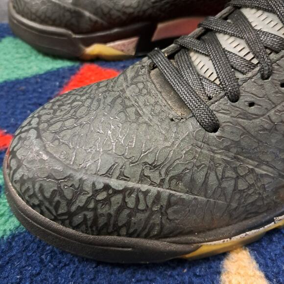Jordan 5 Retro 3Lab5 Black Silver/Elephant Print 2014 - Men Size 12 (599581-003) - Picture 15 of 16